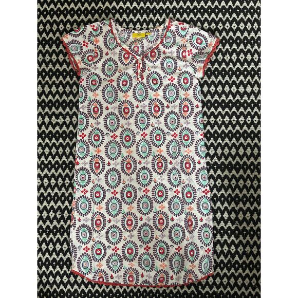 Roller Rabbit Girl’s Short Sleeve Shift Dress - Size 12 - Picture 1 of 4